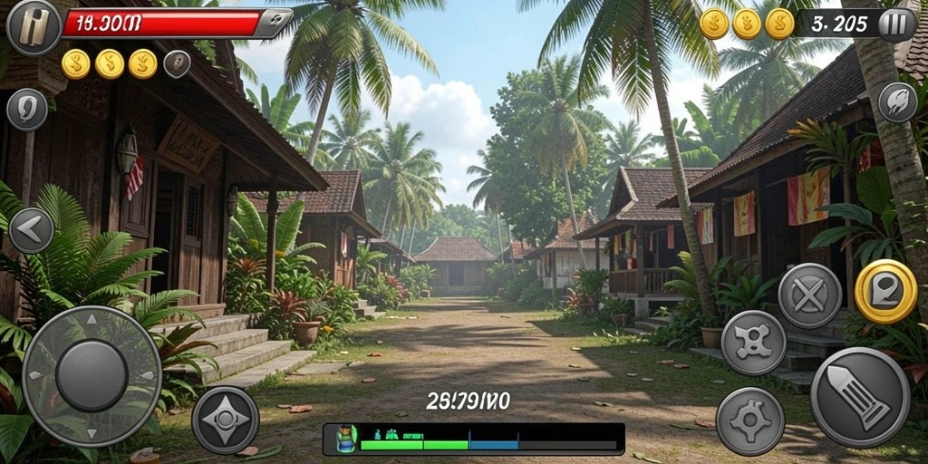 Tangkapan layar menampilkan grafis memukau dari <strong>71H</strong>.