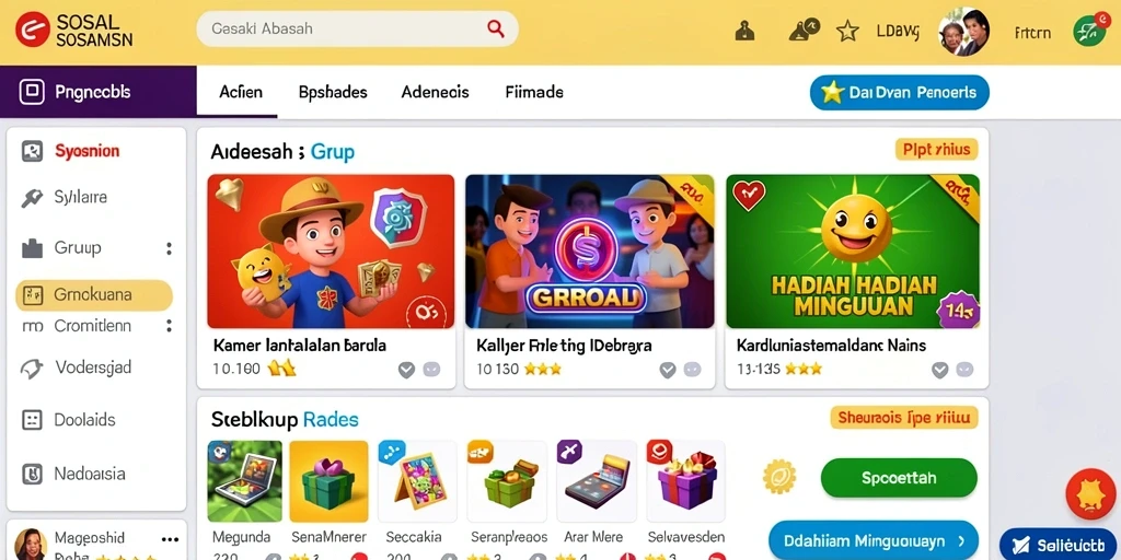 Tangkapan layar menampilkan karakter utama dalam aksi epik.