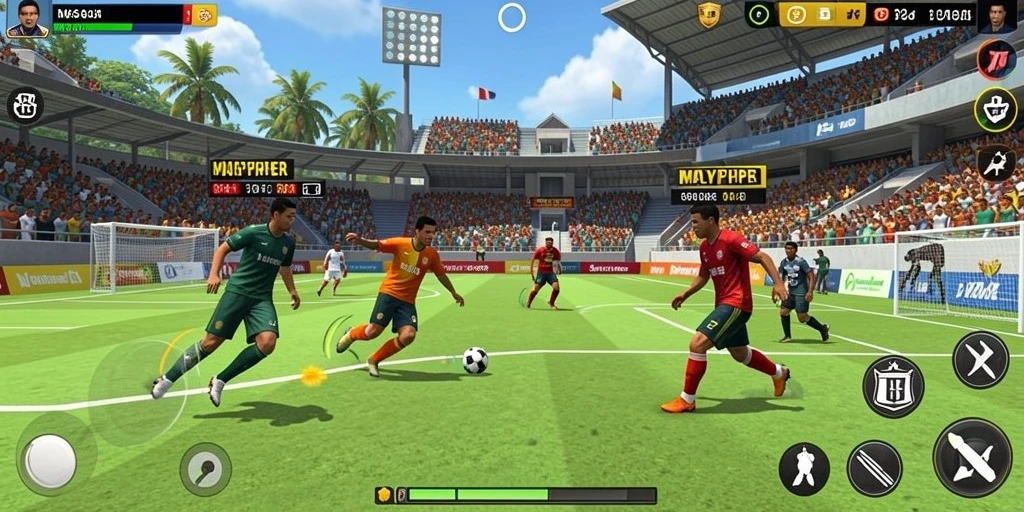 Tampilan awal aplikasi OKGAMES yang menarik.