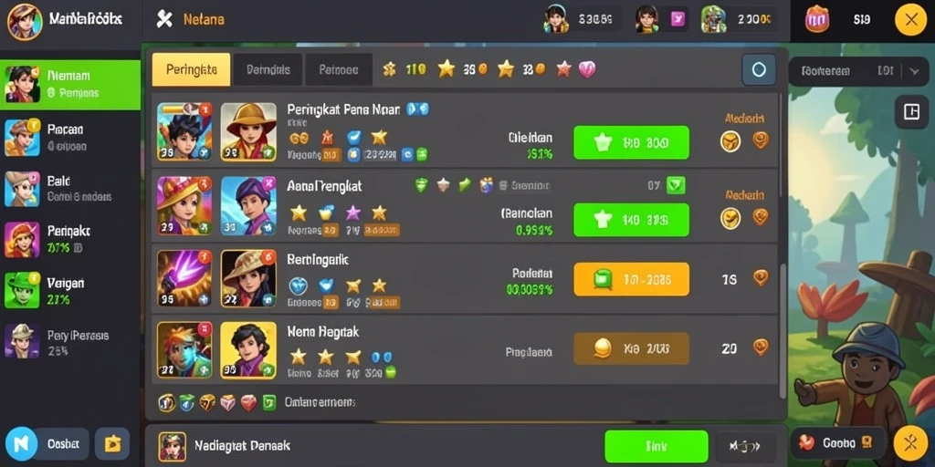 Antarmuka aplikasi yang user-friendly.