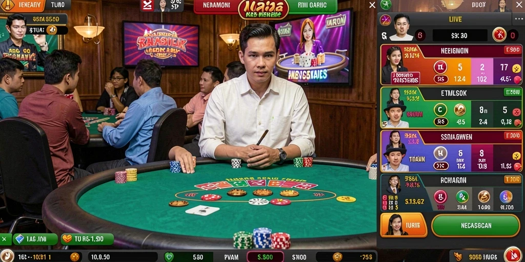 Tampilan awal game RP8 yang memukau.