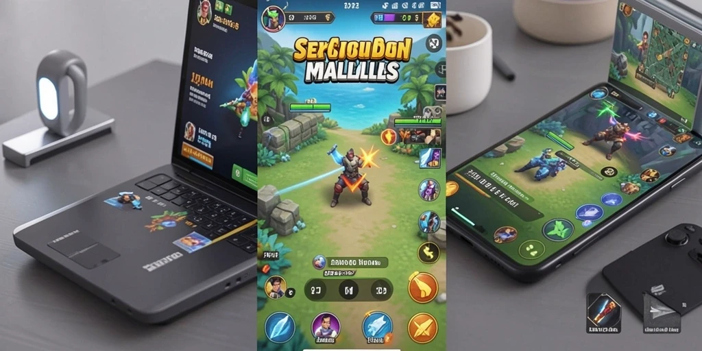 Tampilan awal permainan yang menarik dan ramah pengguna.