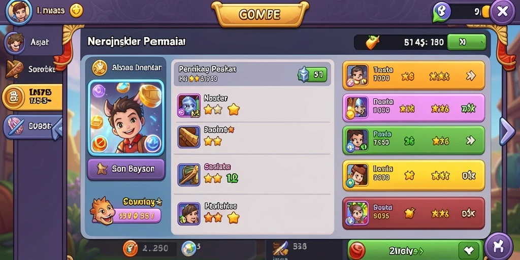 Tampilan awal SUPERHOKI yang menarik dan penuh warna.