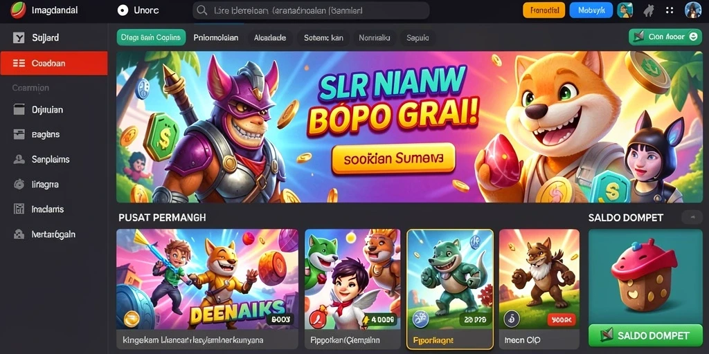 Tampilan antarmuka yang menarik dan user-friendly.