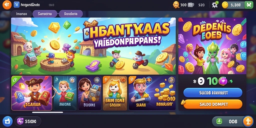 Tampilan antarmuka pengguna yang menarik dan modern.
