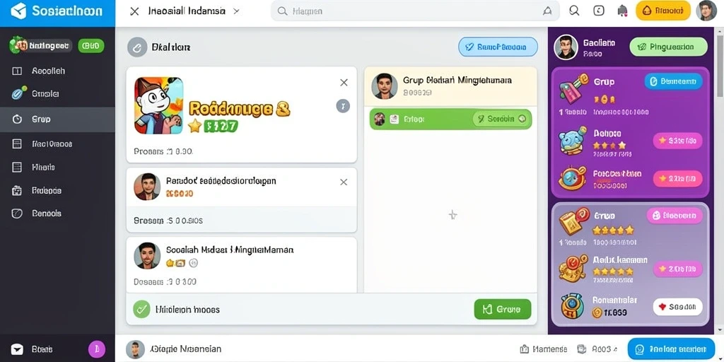 Tangkapan layar menampilkan grafis yang memukau.