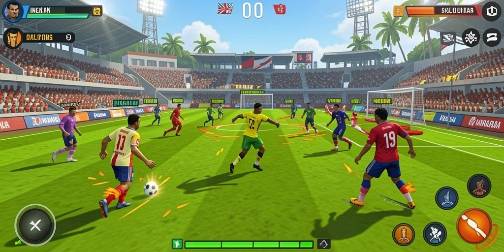 Tampilan awal permainan yang menarik dan intuitif.