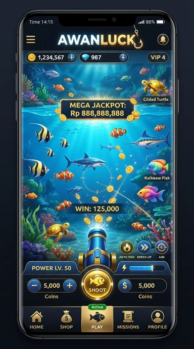 Pratinjau antarmuka awanluck — aplikasi APK resmi Android v4.5.7